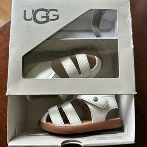 White Ugg Baby Sandals